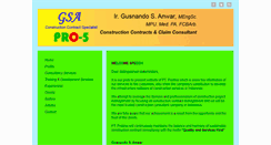 Desktop Screenshot of gsa-constructionspecialist.com